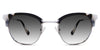 Harkin black tinted Gradient sunglasses in pebble beach variant - it's cat eye frame with round viewing area