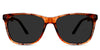 Harris Gray Polarized in mahogany variant - it's rectangle frame with wide viewing area