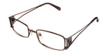 Heidi eyeglasses in the java variant - have an adjustable nose pads.