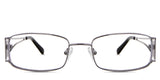 Heidi eyeglasses in the silver variant - it's a full-rimmed frame in color silver.