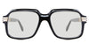 Hollis black tinted Standard Solid in the Midnight variant - it's a full-rimmed frame with a U-shaped nose bridge and broad temples.