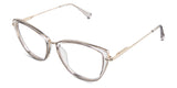 Ira Eyeglasses in the isabelline - have a narrow nose bridge with a built-in nose pad.