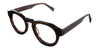 Jax Eyeglasses in fig variant - it's an acetate frame with built in nose pads 