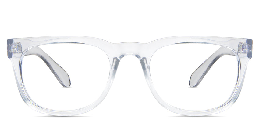 Jett eyeglasses in the cloudsea variant - it's a men's frame in oval shape.