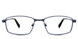 Juan eyeglasses in the lazuli variant - it's a metal frame in color blue.