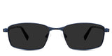 Juan gray Polarized in the Lazuli variant - it's a metal frame with adjustable nose pads and slim temple arms.