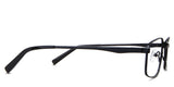 Juan eyeglasses in the sumi variant - have a 140mm temple length.