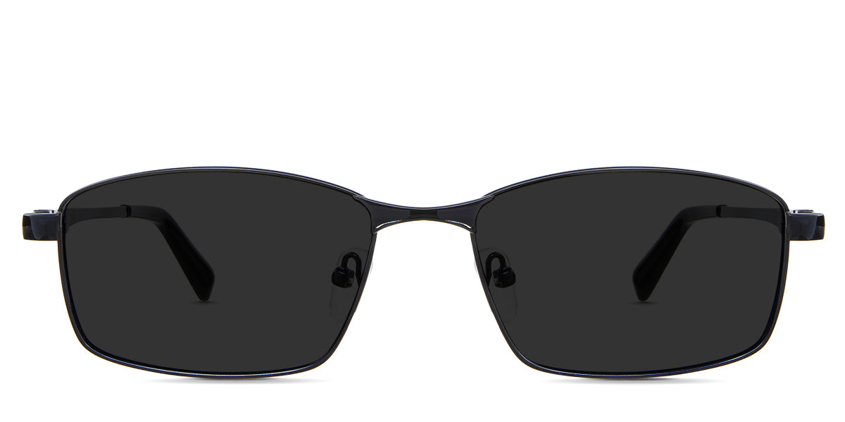 Juan gray Polarized in the Sumi variant - are full-rimmed frames with a U-shaped nose bridge and 140mm temple length.