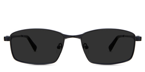 Juan black tinted Standard Solid in the Sumi variant - are full-rimmed frames with a U-shaped nose bridge and 140mm temple length.