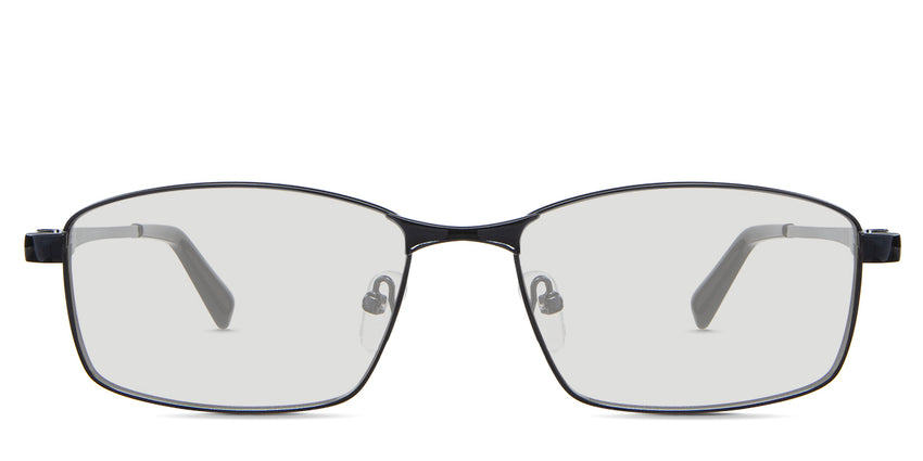 Juan black tinted Standard Solid in the Sumi variant - are full-rimmed frames with a U-shaped nose bridge and 140mm temple length.