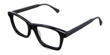 Kace Eyeglasses  in midnight variant - it's an acetate frame in black color 