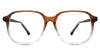 Kata Eyeglasses in the felis variant - have a narrow U-shaped nose bridge.