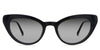 Katos black tinted Gradient in the Midnight  variant - a  frame with a cat-eye-shaped viewing lens.