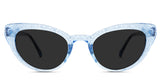 Katos gray Polarized in the Sky variant - is an acetate frame with built-in nose pads and a 145mm temple length.