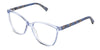 Kimberly eyeglasses in the leadwort variant -  have a transparent light purple color rim.