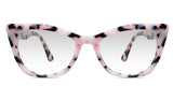 Kline black tinted Gradient glasses in chiffon variant - it's medium size frame in tortoise style pattern 