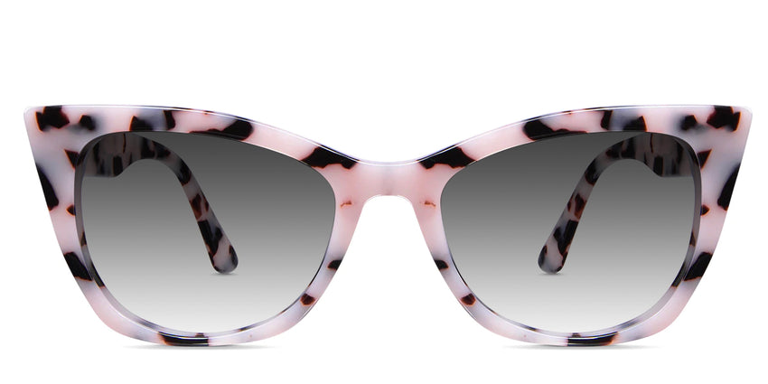 Kline black tinted Gradient glasses in chiffon variant - it's medium size frame in tortoise style pattern 