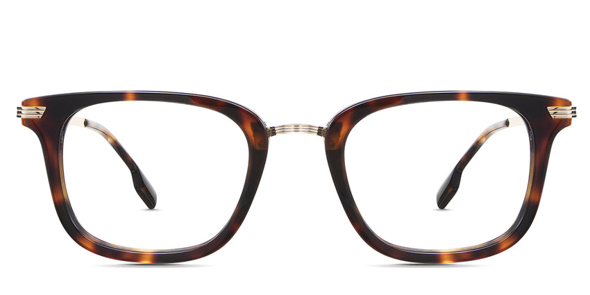 Koa Eyeglasses in the knox variant - it's a full-rimmed frame with a metal nose bridge.
