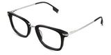 Koa Eyeglasses in the linux variant - it's a combination of metal temple and an acetate rim.