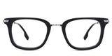 Koa Eyeglasses in the linux variant - it's a square frame in color black.