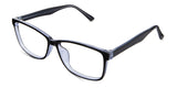 Kyra eyeglasses in the eclipse variant - have a narrow nose bridge.