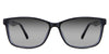 Kyra black tinted Gradient in the Eclipse variant - it's a rectangular frame with a narrow nose bridge.