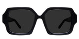 Laga Gray Polarized glasses in jet-setter variant - made with tortoiseshell pattern and square frame shape