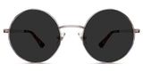 Larsen Gray Polarized glasses in rookwood variant - thin metal frame