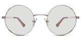 Larsen black tinted Standard Solid glasses in rookwood variant - it's round wired frame