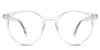 Lilah eyeglasses in the crystal variant - is an acetate frame in clear color.