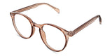 Lilah eyeglasses in the fawn variant - have built-in nose pads.