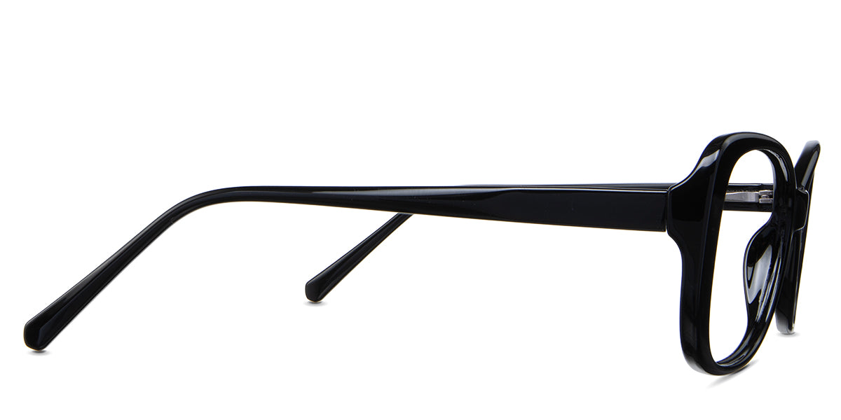 Lois Eyeglasses in midnight variant - it has 145mm temple arm length.