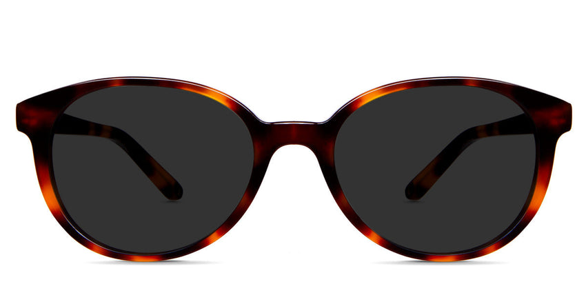 Ludolph Gray Polarized frame in mohave variant - it has thin temple arms written Hip Optical on right arm