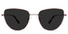 Maguire Gray Polarized frame in demure variant - it's cat eye metal frame