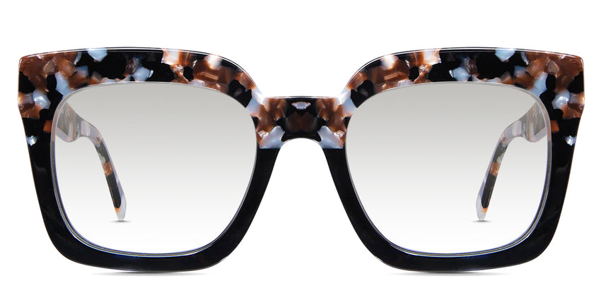 Maui black tinted Gradient glasses in sila variant - it's two-toned frame in square shape