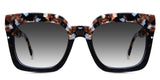 Maui black tinted Gradient glasses in sila variant - it's two-toned frame in square shape