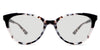 Melvin black tinted Standard Solid cat eye sunglasses in aphrodite variant it's tortoise style pattern