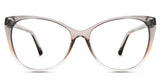Memphis eyeglasses in the sandlot variant - it's an acetate frame in color gradient gray.