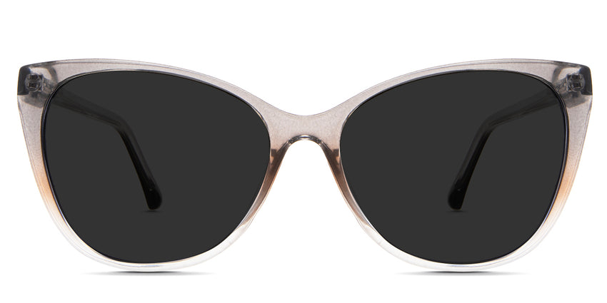 Memphis black Standard Solid in the Sandlot variant - it's an acetate frame with a U-shaped nose bridge and a company name imprinted inside the arm.