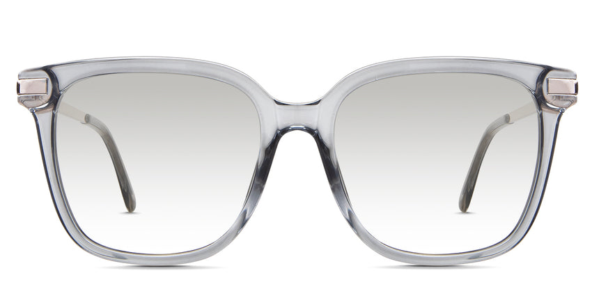 Mick black tinted Gradient in the Lava variant - it's an acetate frame with a U-shaped nose bridge and a slim arm.