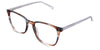 Milong eyeglasses in the falcon variant - have built-in nose pads.