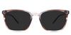 Milong gray Polarized in the Falcon variant - it's a full-rimmed frame with built-in nose pads.