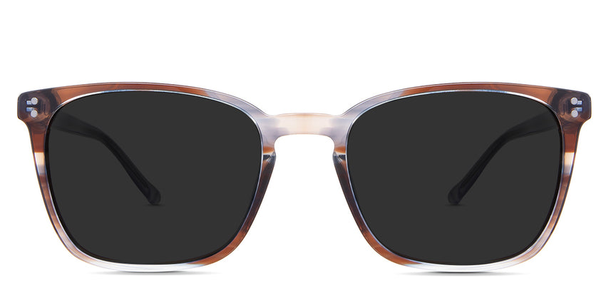 Milong gray Polarized in the Falcon variant - it's a full-rimmed frame with built-in nose pads.