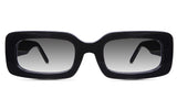 Mokka black tinted Gradient glasses in jet-setter variant made with acetate material