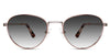 Murphy black tinted Gradient wired sunglasses in abalone variant - it's metal frame
