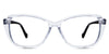 Nanu Eyeglasses in astilbe variant - it's a medium colorless frame with black temple arms. best seller New Releases Latest