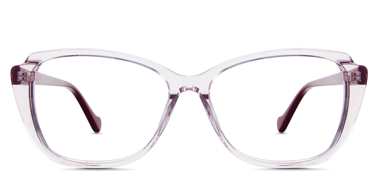 Nanu Eyeglasses in baccara variant - it's a transparent frame in pink color. best seller New Releases Latest