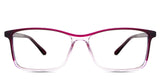 Nick eyeglasses in the sugilite variant - it's a full-rimmed frame in color brown fade.