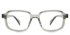 Niro eyeglasses in the citron variant - is a medium size frame with a U-shape nose bridge. best seller