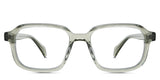 Niro eyeglasses in the citron variant - is a medium size frame with a U-shape nose bridge. best seller
